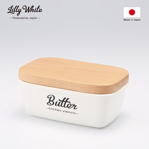 Lilly White・ホーローバターケース「Butter」　LW-221
