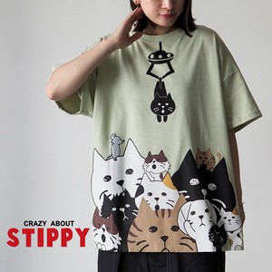 STIPPY UFOキャッチャープリント半袖Tシャツ【STIPPY】【2023新作】