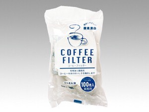 コーヒーフィルター F101白 100枚 イデシギョー