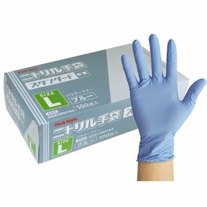 Rubber/Poly Disposable Gloves Bird Standard L