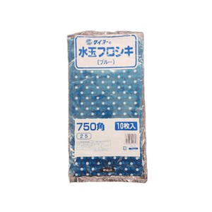 風呂敷 中川製袋化工 水玉フロシキ 700角 ブルー
