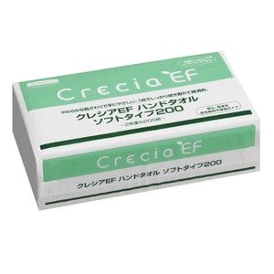 ペーパータオル 日本製紙クレシア クレシアEFハンドタオル ソフトタイプ200