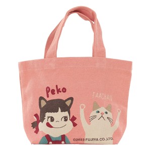 Tote Bag Pink Cat Pocket Mini-tote M