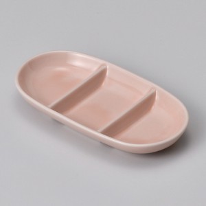 Main Plate Porcelain Pink Koban NEW Made in Japan