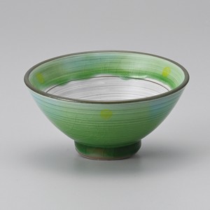 新緑中平　　【日本製　陶器】