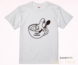 ☆SALE☆【サメコーヒー】ユニセックスTシャツ ホワイトのみ