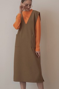 Casual Dress V-Neck Jumper Skirt Autumn/Winter 2023