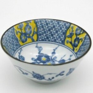Mino ware Donburi Bowl Pottery Japanese Plum Made in Japan