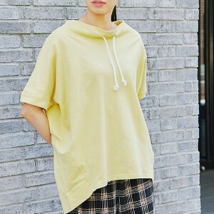 T-shirt/Tee Dolman Sleeve Pullover High-Neck