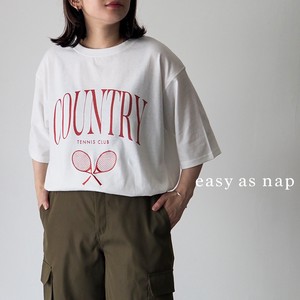 COUNTRY カレッジ pt 半袖BIGTシャツ【easy as nap】【2023新作】