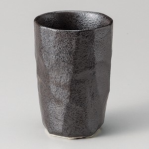 黒油滴石目フリーカップ 陶器 タンブラー 日本製 美濃焼
