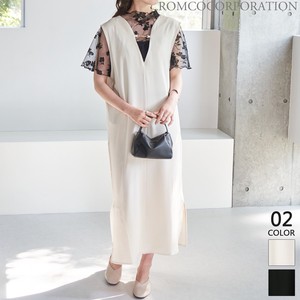 Casual Dress Front/Rear 2-way One-piece Dress 【2023NEWPRODUCT♪】