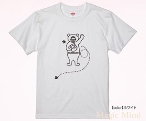 【クマオジサン】ユニセックスTシャツ