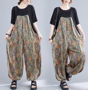 Full-Length Pant Floral Pattern Casual Ladies NEW