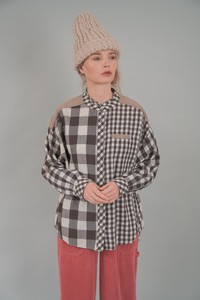 Button Shirt/Blouse Brushing Fabric Cotton Autumn/Winter 2023
