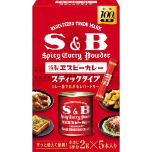 S＆B カレー粉       スティック 10g x10【レトルト・カレー】