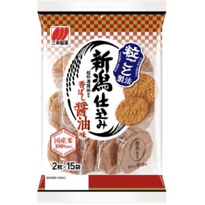 三幸製菓 新潟仕込み 醤油味 30枚 x12【米菓】