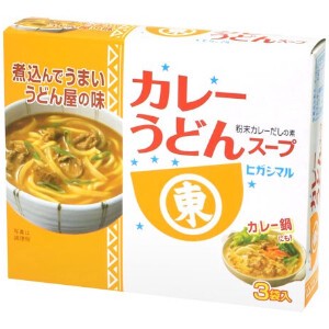 ヒガシマル カレーうどんスープ 3袋 x10 【つゆ】