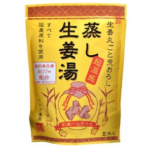 イトク食品　蒸し生姜湯　16gx5袋　x60【お茶・紅茶】