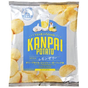 KANPAI POTATO レモンサワー 50g x6 【ポテトチップス】