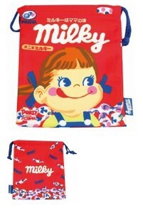 お菓子パッケージシリーズ巾着 ミルキー FRK915