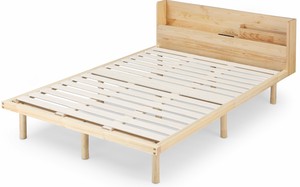 【アイリスオーヤマ　寝具・インテリア　ベッド】　宮付き高耐荷重すのこベッド