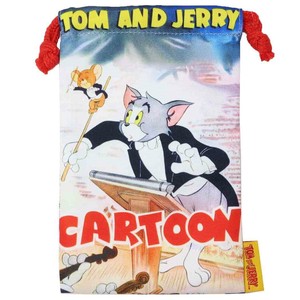 【巾着袋】トムとジェリー ポスターアート巾着 カラー