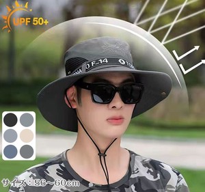 帽子 ハット メンズ 紳士 サファリハット アウトドアハット バケットハット メッシュ  UVカット 紫外線対策