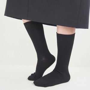 短袜 女士 无花纹 棉 男士 25 ~ 27cm 日本制造