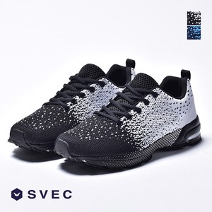 SVEC Low-top Sneakers Lightweight Gradation Mesh Men's