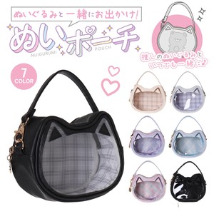 【7月中旬再入荷予定】Osel合皮ネコダイカットぬいポーチ / かわいい Amazon× 2025新作