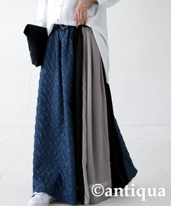 [アンティカ]切替えデザインスカート スカート レディース ロング PA-03368【ALL】