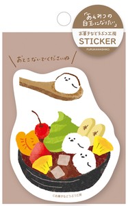Furukawa Shiko Decoration Sticker Anmitsu Sweet Animal Sweets Shop