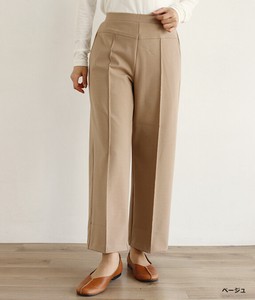 Full-Length Pant Brushed Lining Wide Pants Made in Japan