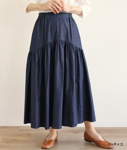 Skirt Gathered Skirt NEW Made in Japan