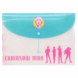 【ファイル】チェンソーマン フタ付きクリアファイル CHAINSAW MAN