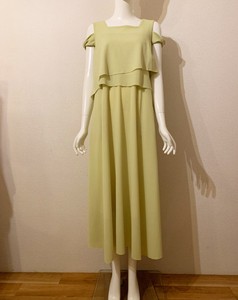 Casual Dress Square Neck Layered Made in Japan