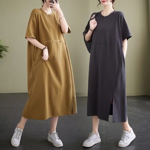 Casual Dress One-piece Dress Ladies' Short-Sleeve NEW
