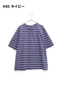 T-shirt Pullover Border Made in Japan