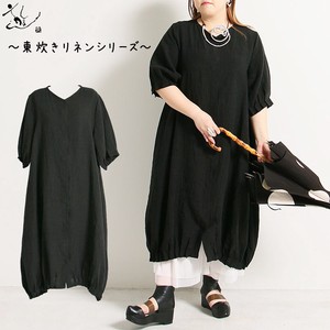 洋装/连衣裙 洋装/连衣裙 麻 自然 日本制造