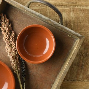 Mino ware Side Dish Bowl Brown Western Tableware 10cm Made in Japan
