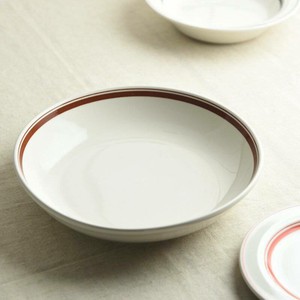 Mino ware Main Plate Brown Western Tableware 24cm Made in Japan