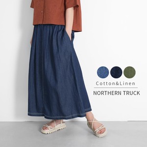 Skirt Long Skirt Denim Skirt Cotton Linen Cotton NORTHERN TRUCK