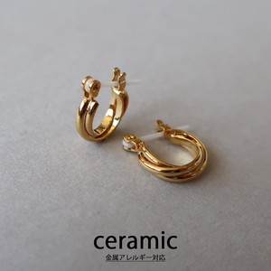 Pierced Earringss Jewelry Ceramic Made in Japan