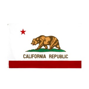 カリフォルニア フラッグ　州旗　90×150cm　タペストリー　アメリカン雑貨