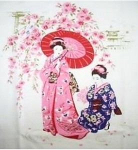 FJK 日本のTシャツ お土産 Tシャツ ニュー舞妓 白 Sサイズ A-16-S