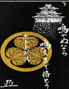 FJK 日本のTシャツ お土産 Tシャツ 徳川家康葵の御紋 黒 Mサイズ T-223B-M
