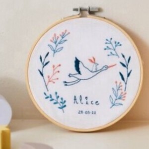 Gift of Stitch「コウノトリの贈り物」刺繍キット