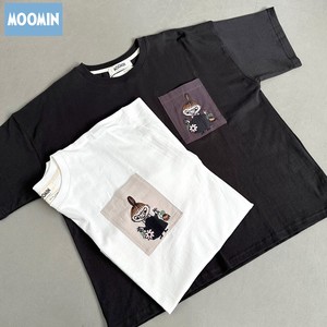 【2023新作】【MOOMIN】ミイポケット刺繍Tシャツ