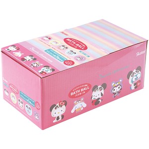 マスコット入り入浴料 バスボール BOXセット 10個入 【Sanrio characters かぶりもの】 スケーター